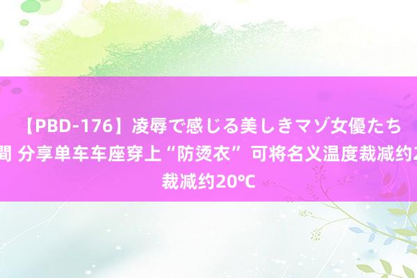 【PBD-176】凌辱で感じる美しきマゾ女優たち8時間 分享单车车座穿上“防烫衣” 可将名义温度裁减约20℃