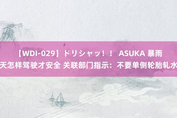 【WDI-029】ドリシャッ！！ ASUKA 暴雨天怎样驾驶才安全 关联部门指示：不要单侧轮胎轧水