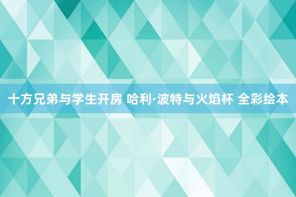 十方兄弟与学生开房 哈利·波特与火焰杯 全彩绘本